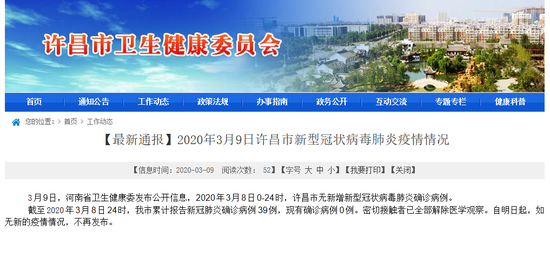 许昌市疫情最新消息及观点论述分析